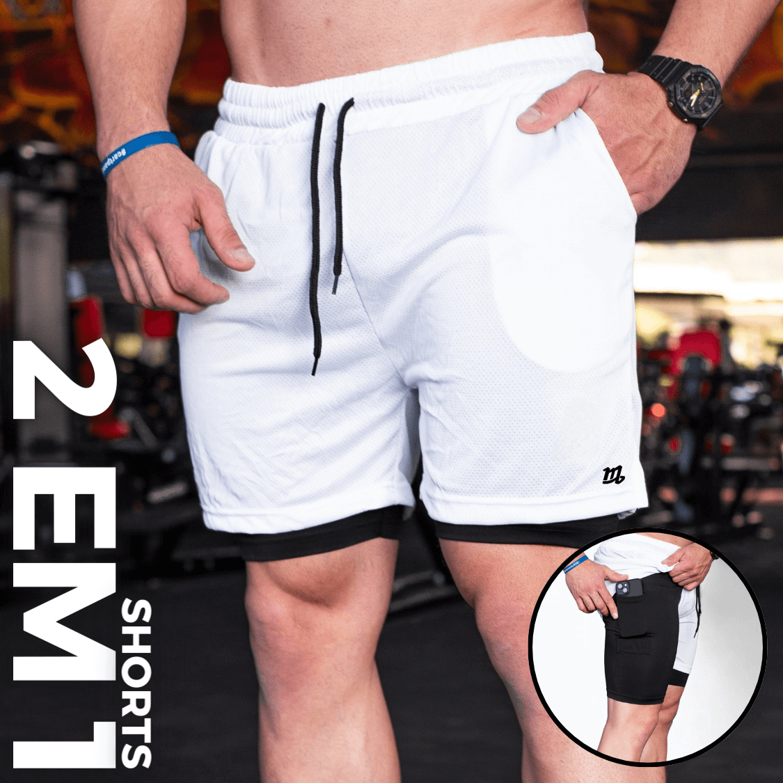 Shorts de Compressão Masculino MENDZ