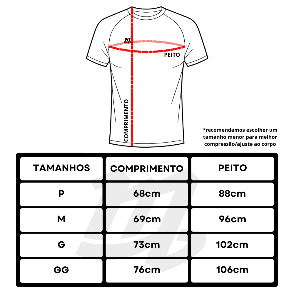 Camiseta de Compressão MENDZ